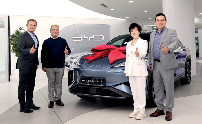 BYD delivers first SEALION 7 in Türkiye after strong local demand